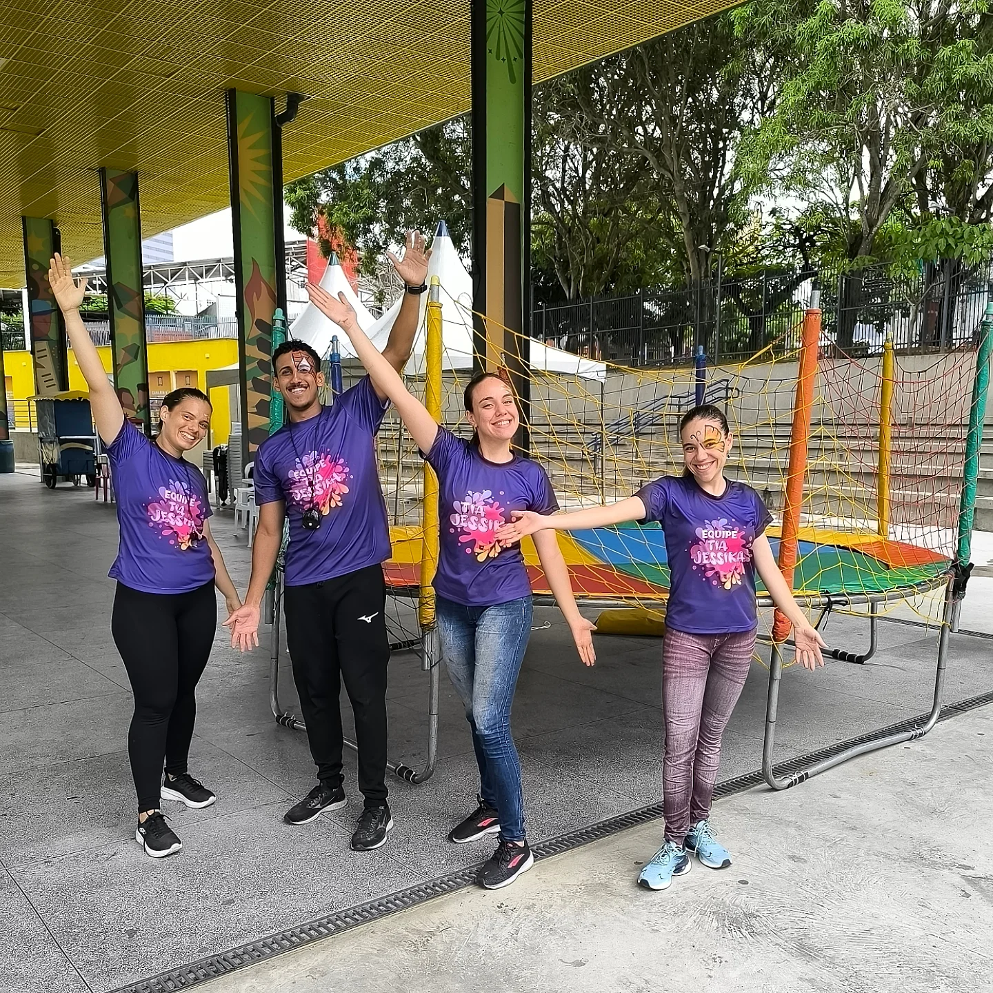 Equipe Tia Jessika em evento